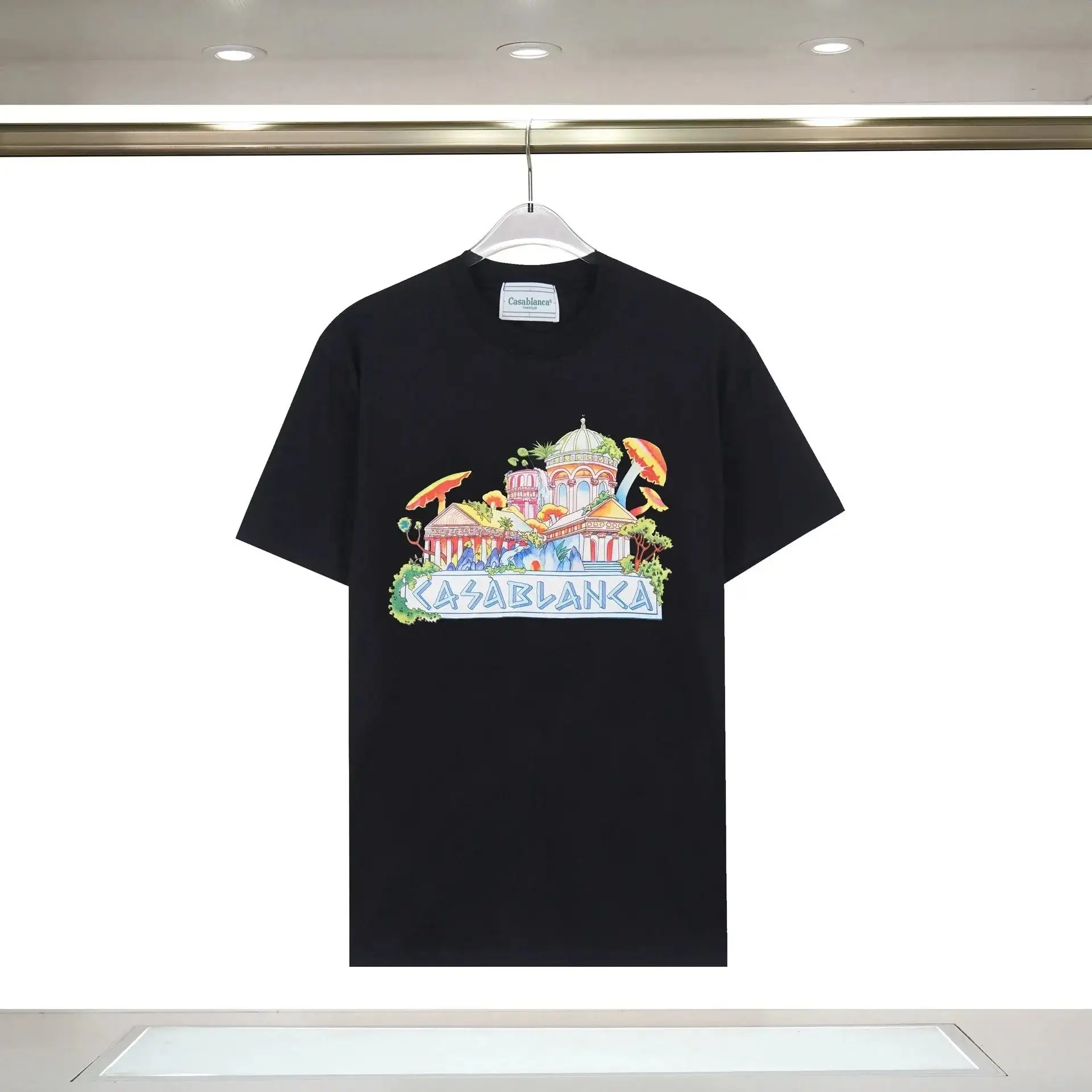 Casablanca Graphic T-Shirt Black