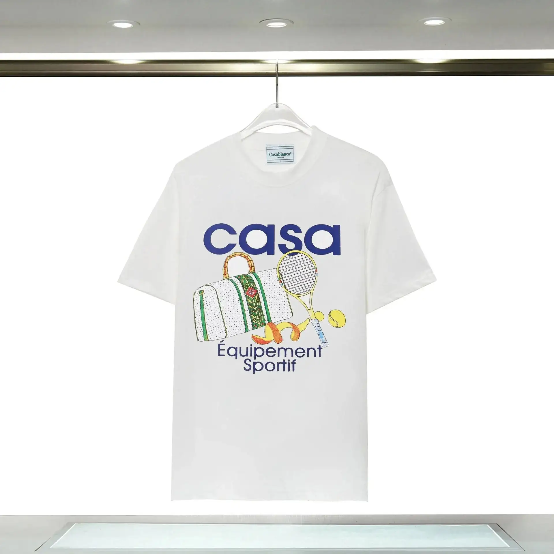 Casablanca Équipement Sportif T-Shirt White