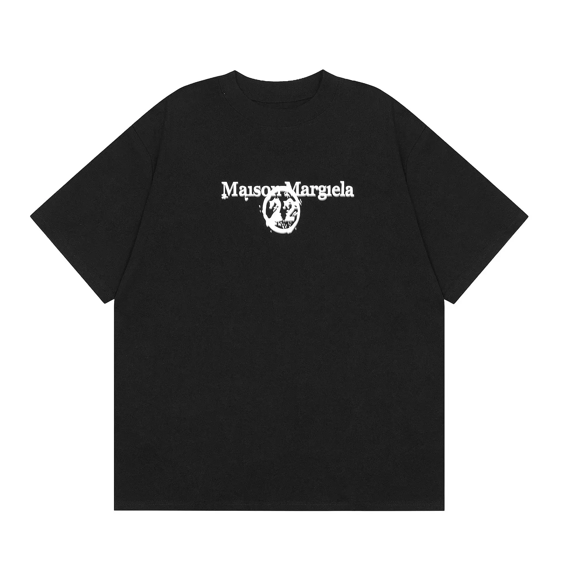 Maison Margiela Number Logo Black T-Shirt