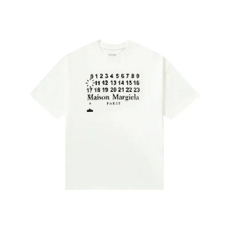 Maison Margiela Number Graphic White T-Shirt
