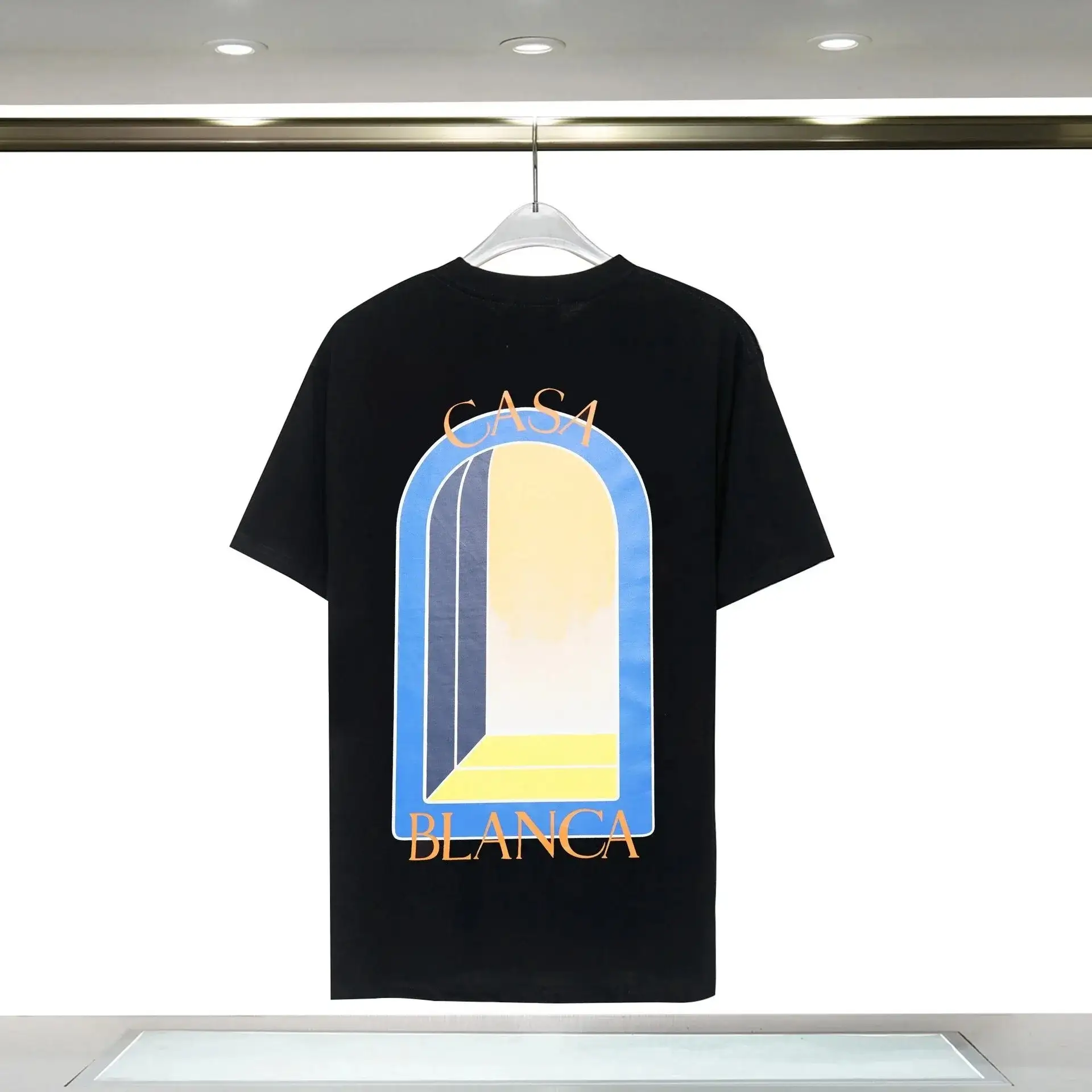 Casablanca Arch Logo Black T-Shirt