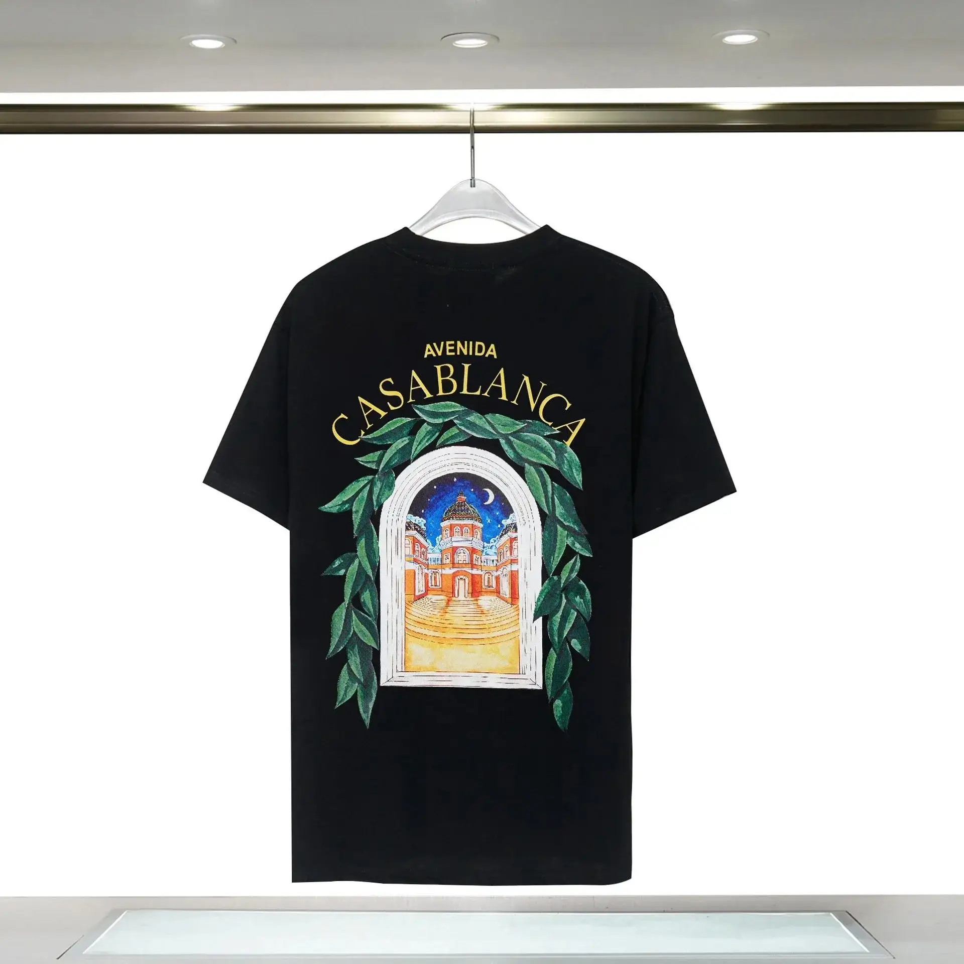 Casablanca Avenida Architecture Black T-Shirt
