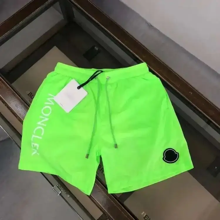 Moncler Swim Shorts Neon Green