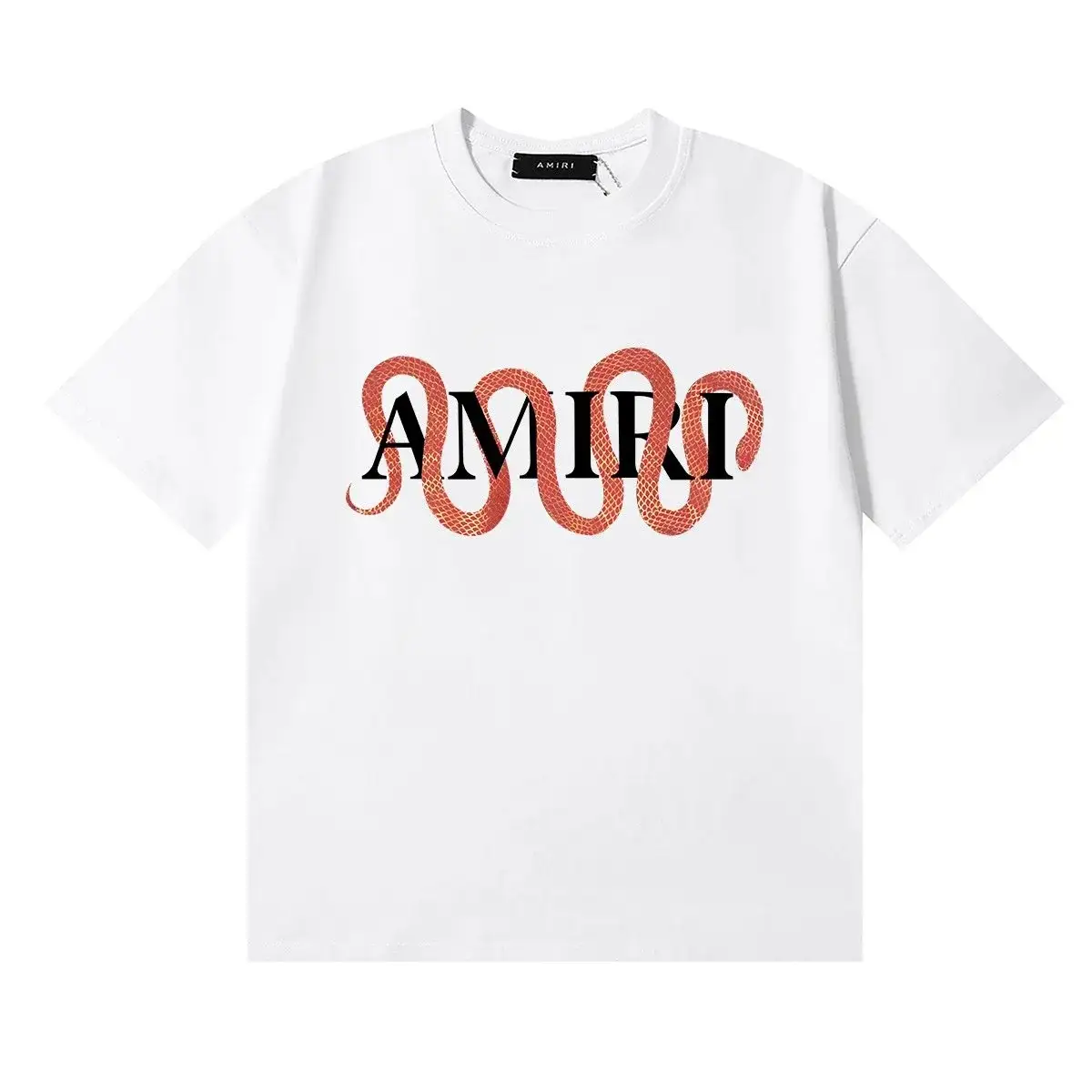 Amiri Snake Logo White T-Shirt