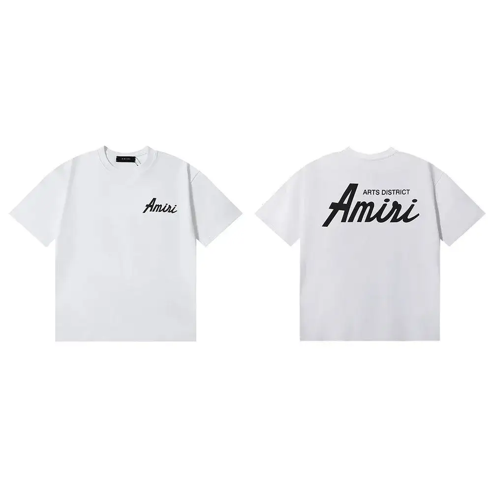 Amiri Arts District Script White T-Shirt