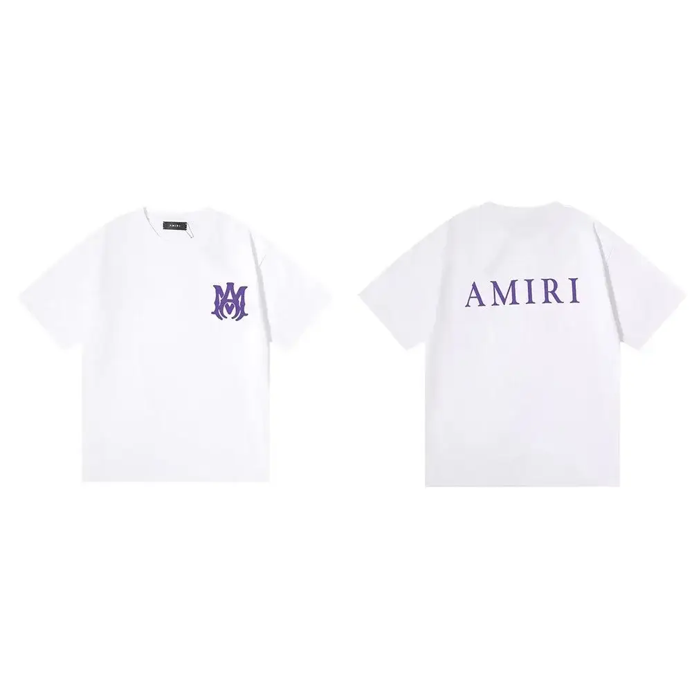 Amiri MA Core Logo T-Shirt White Purple