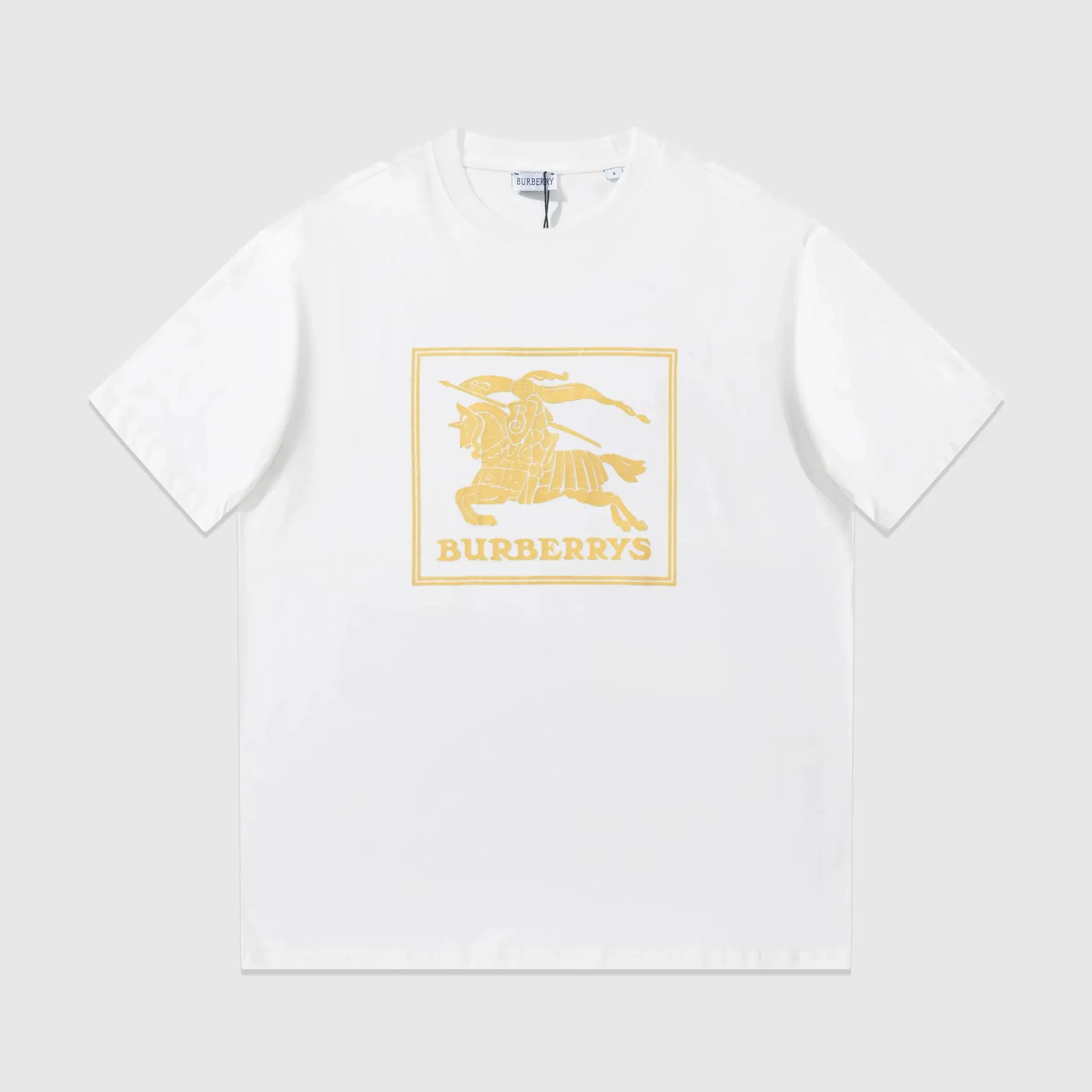 Burberrys Box Equestrian Knight T-Shirt White