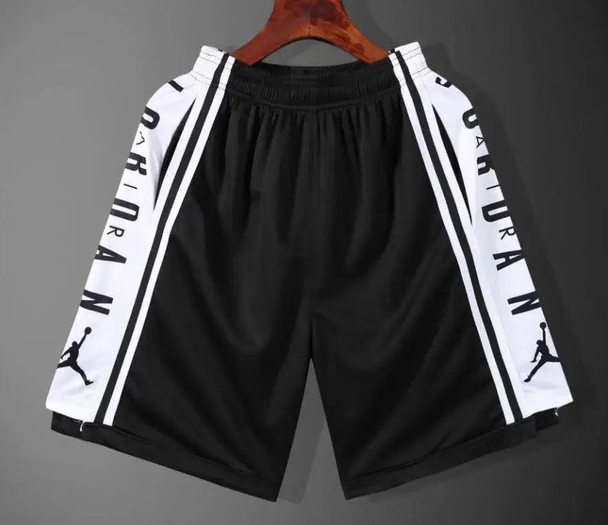 Jordan Basketball Shorts Black and White