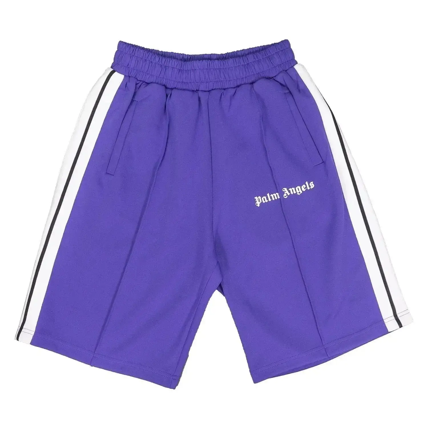 Palm Angels Track Shorts Purple