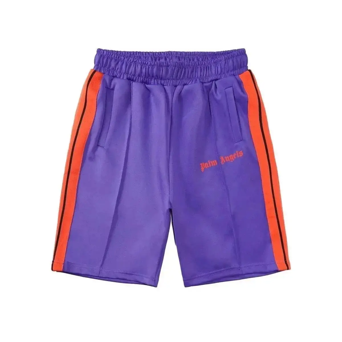 Palm Angels Track Shorts Purple Orange