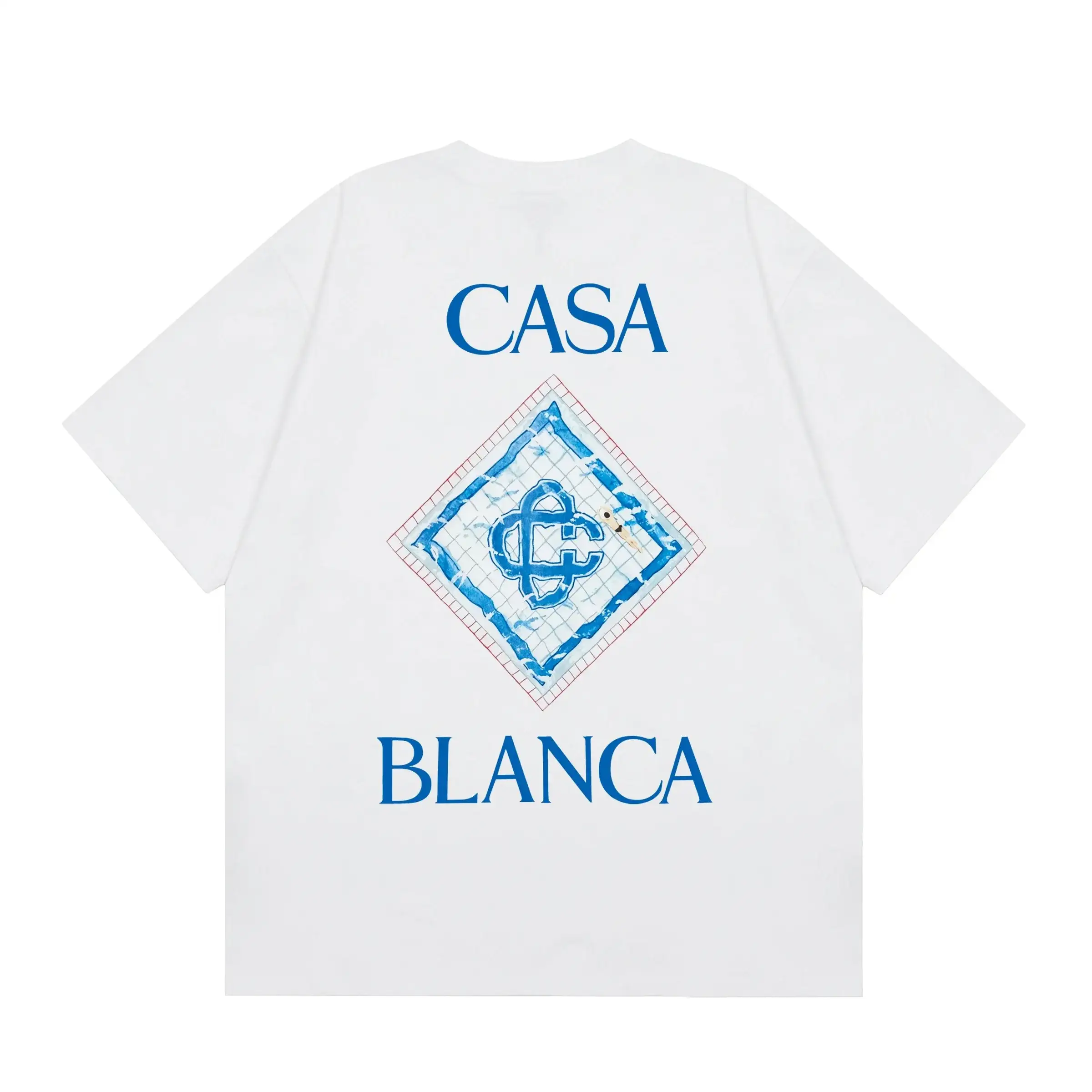 Casablanca Diamond Logo T-Shirt White