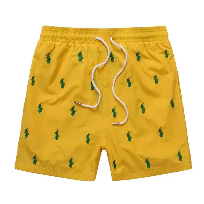 Polo Ralph Lauren All-Over Pony Swim Trunks Yellow Green