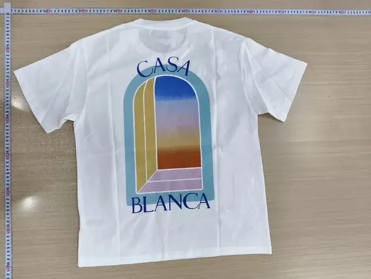 Casablanca Sunset Window Graphic Tee White
