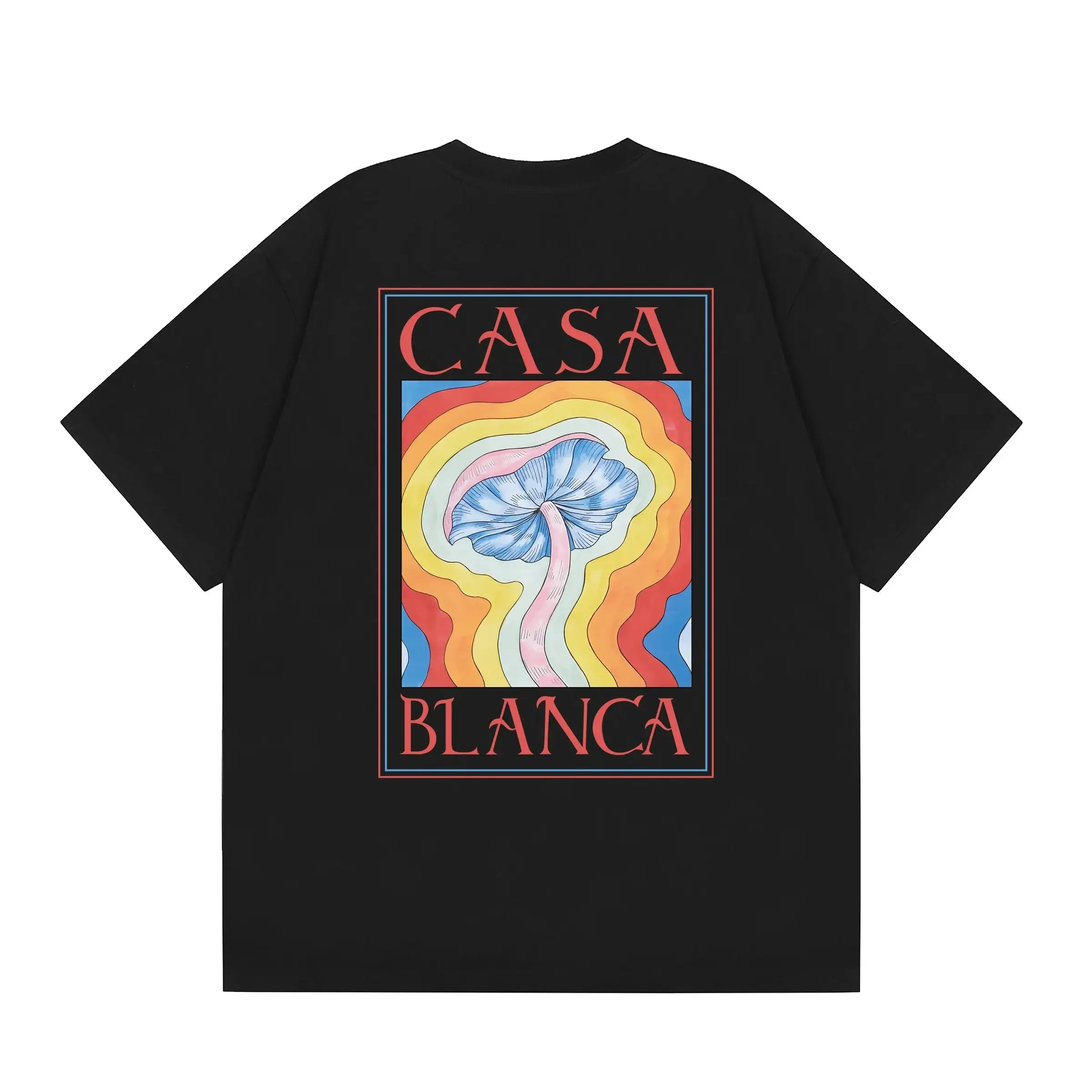 Casablanca Mushroom Graphic Black T-Shirt