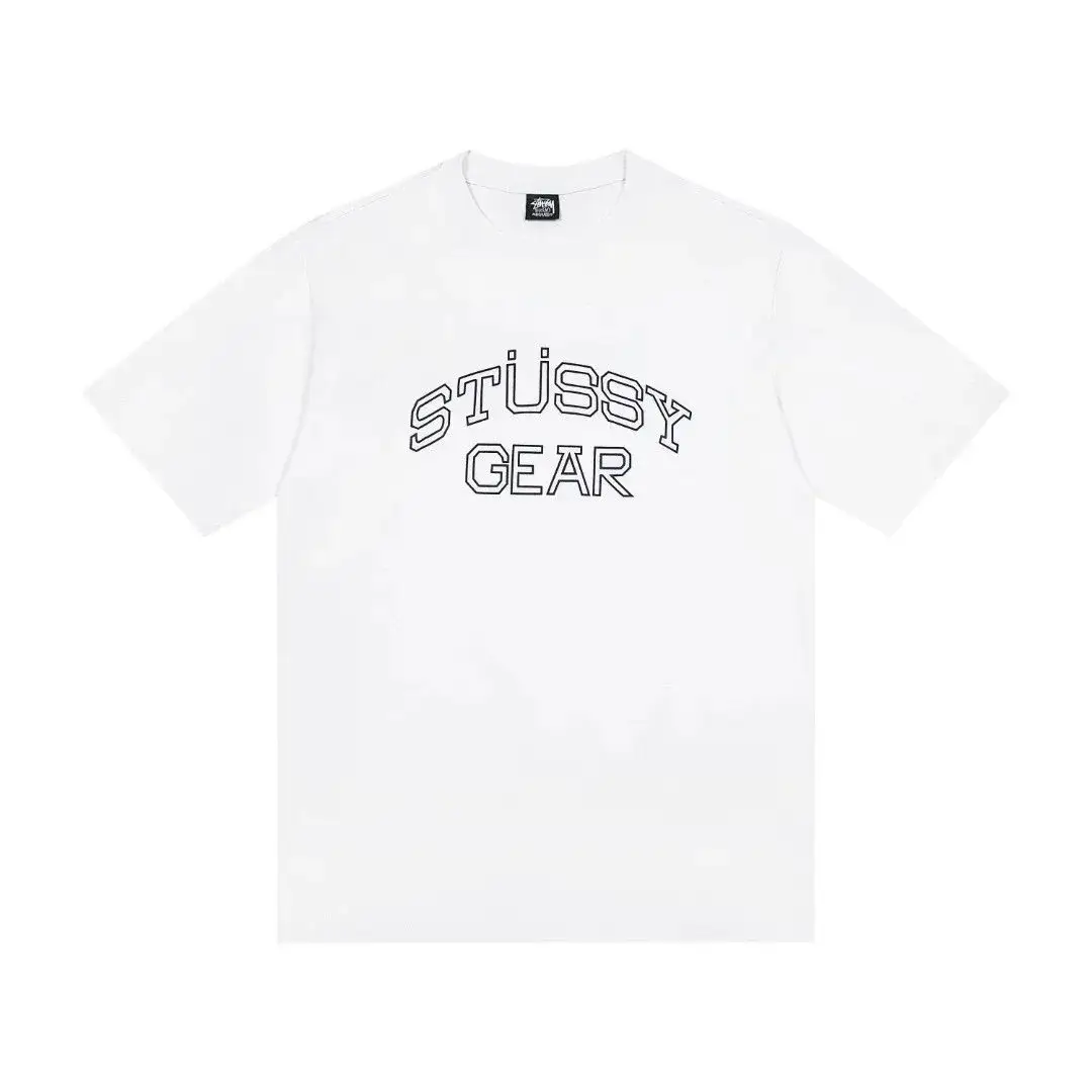 Stussy Gear Arch Logo T-Shirt White