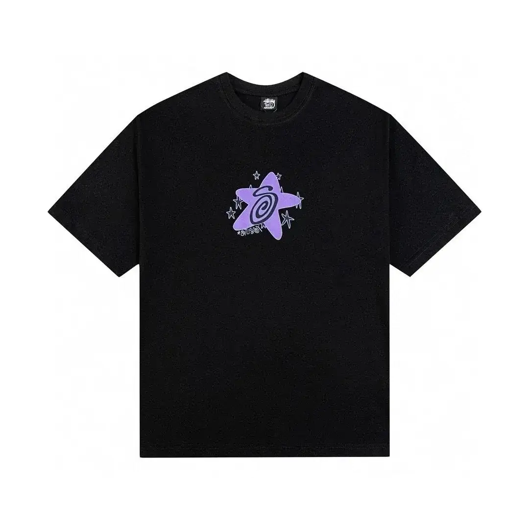 Stussy Star Logo T-Shirt Black