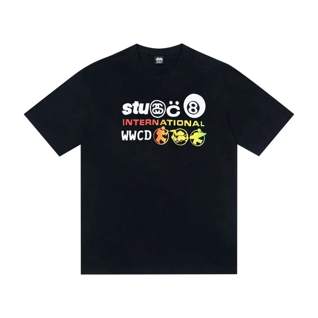 Stussy International WWCD T-Shirt Black