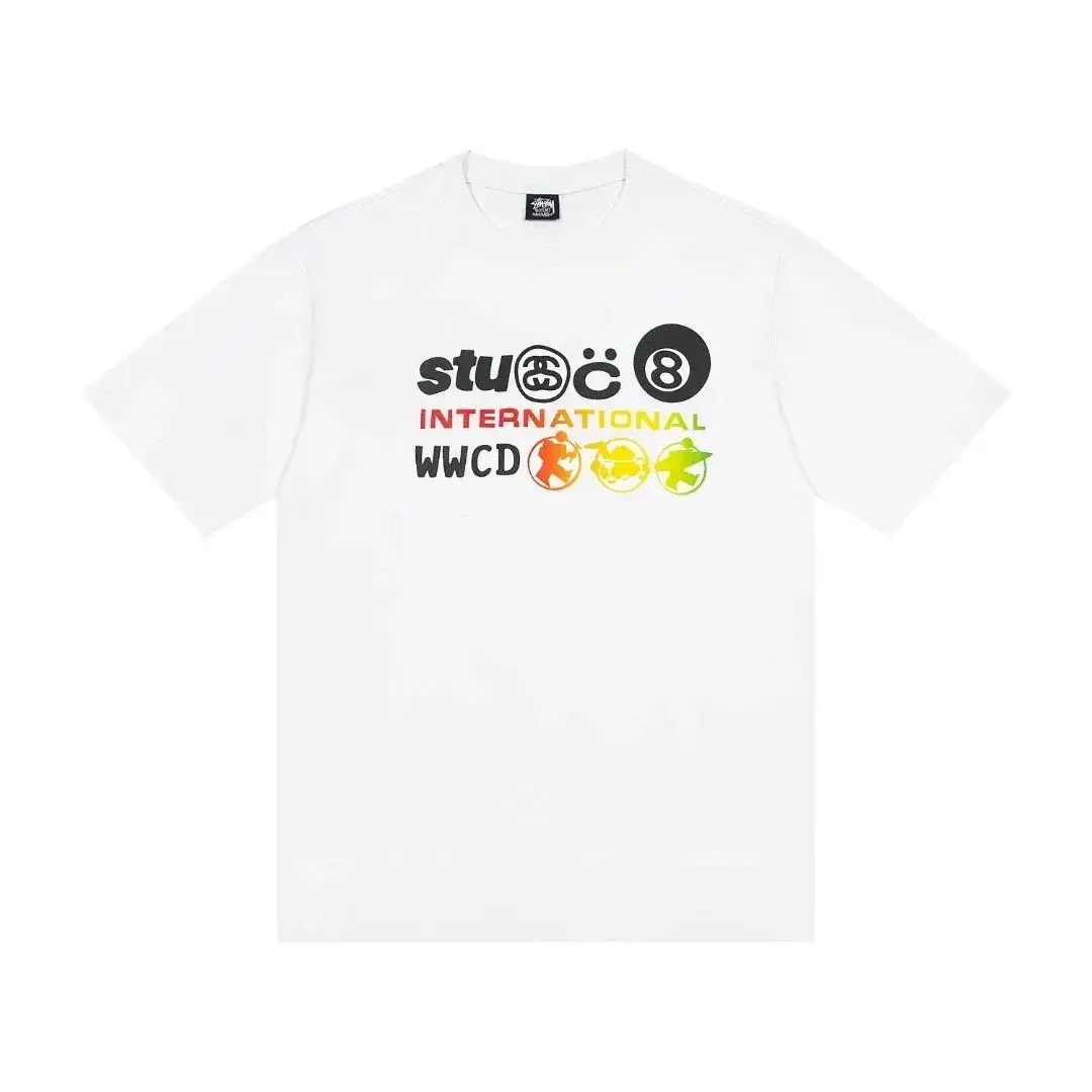 Stussy International 8 Ball White T-Shirt