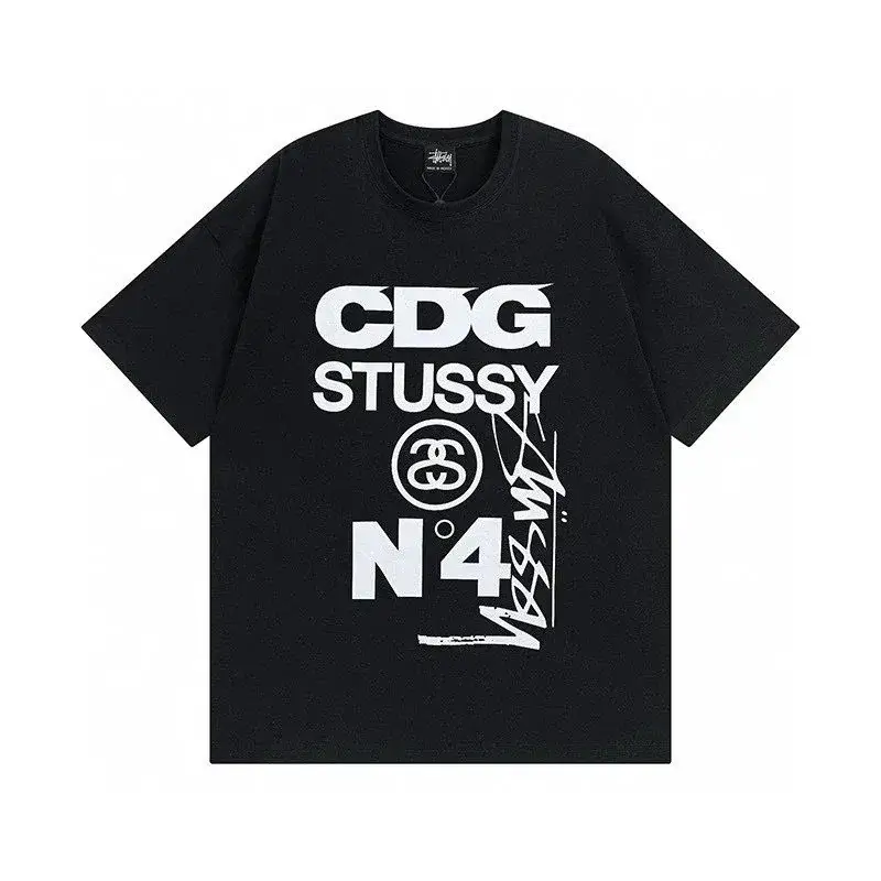 CDG x Stussy Black T-Shirt