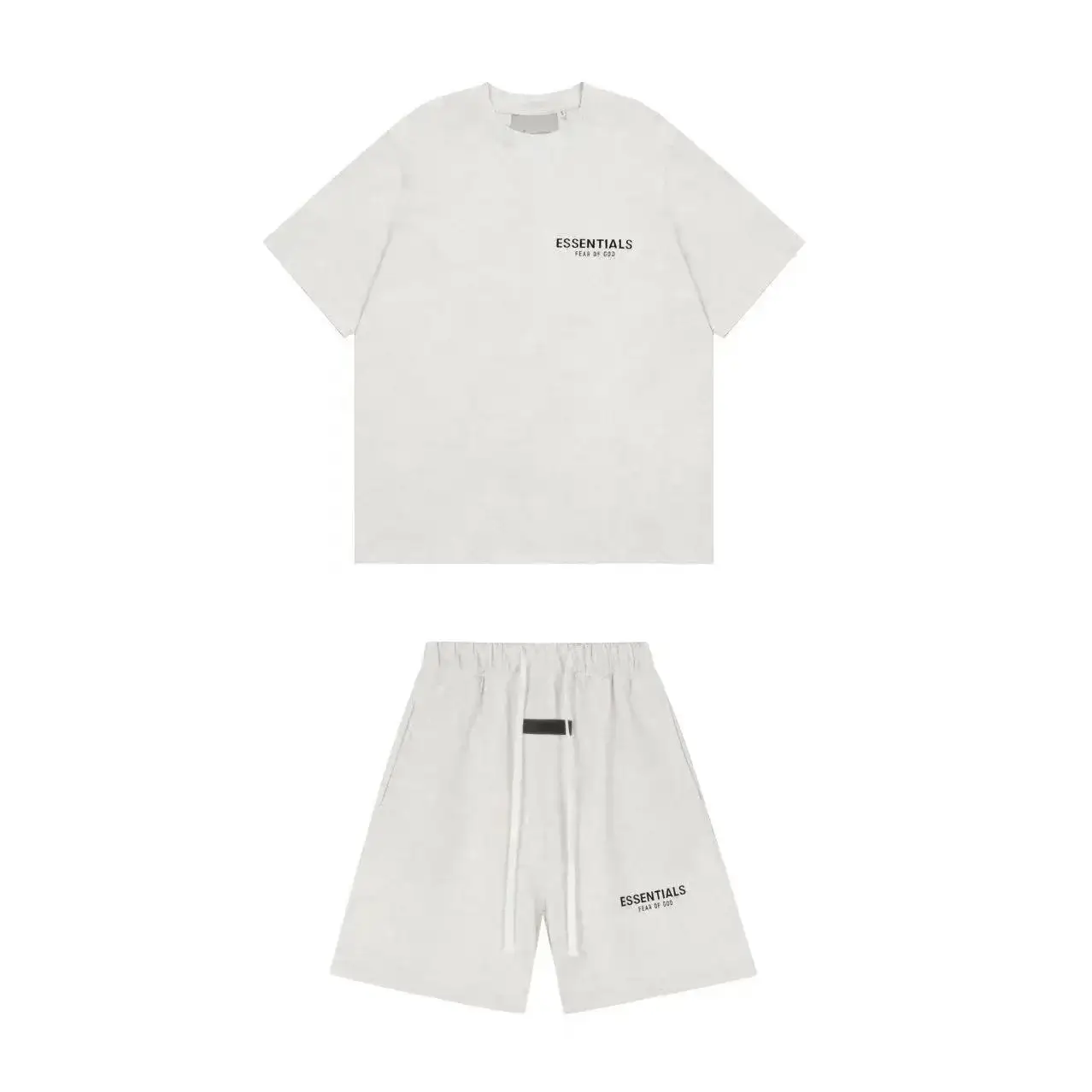 Fear of God Essentials T-Shirt and Shorts Set Off White