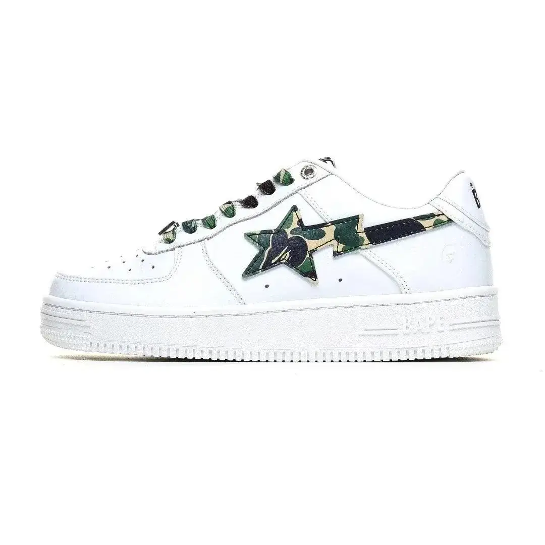 A Bathing Ape Bape Sta Low White Camo