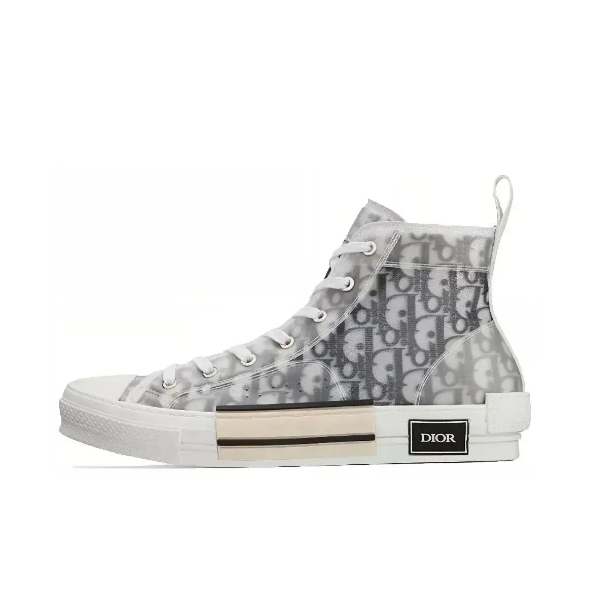 Dior B23 High Top Dior Oblique White and Black