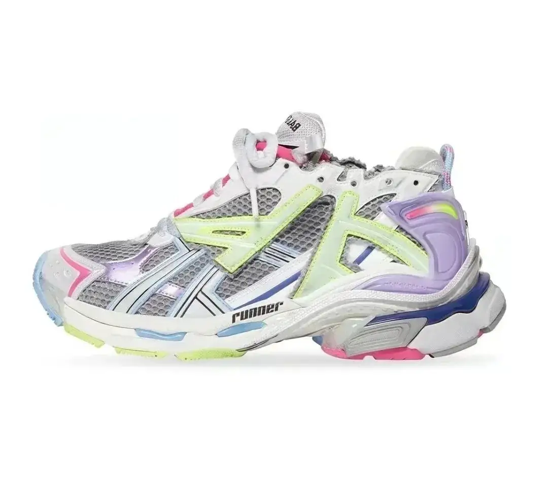 Balenciaga Runner White Purple Multi