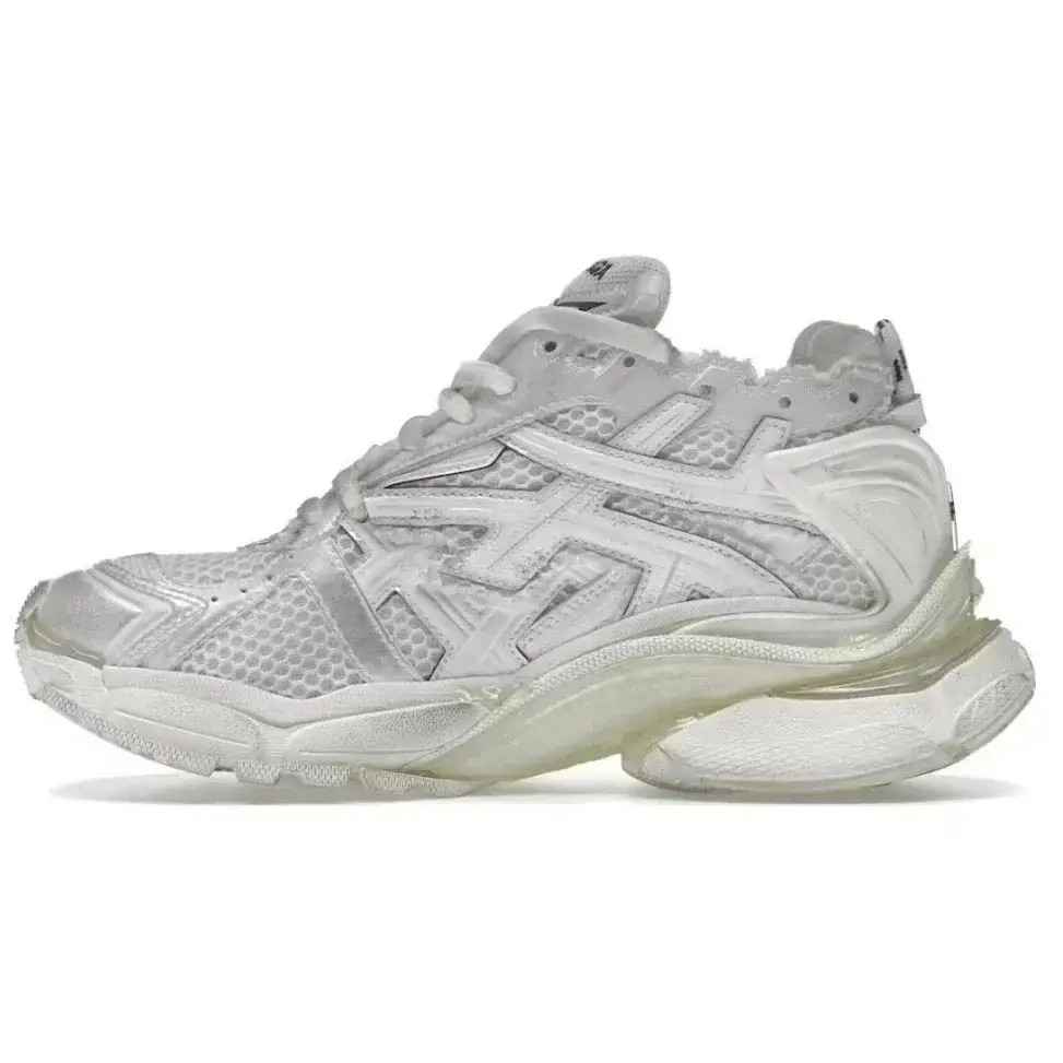 Balenciaga Runner White and Silver