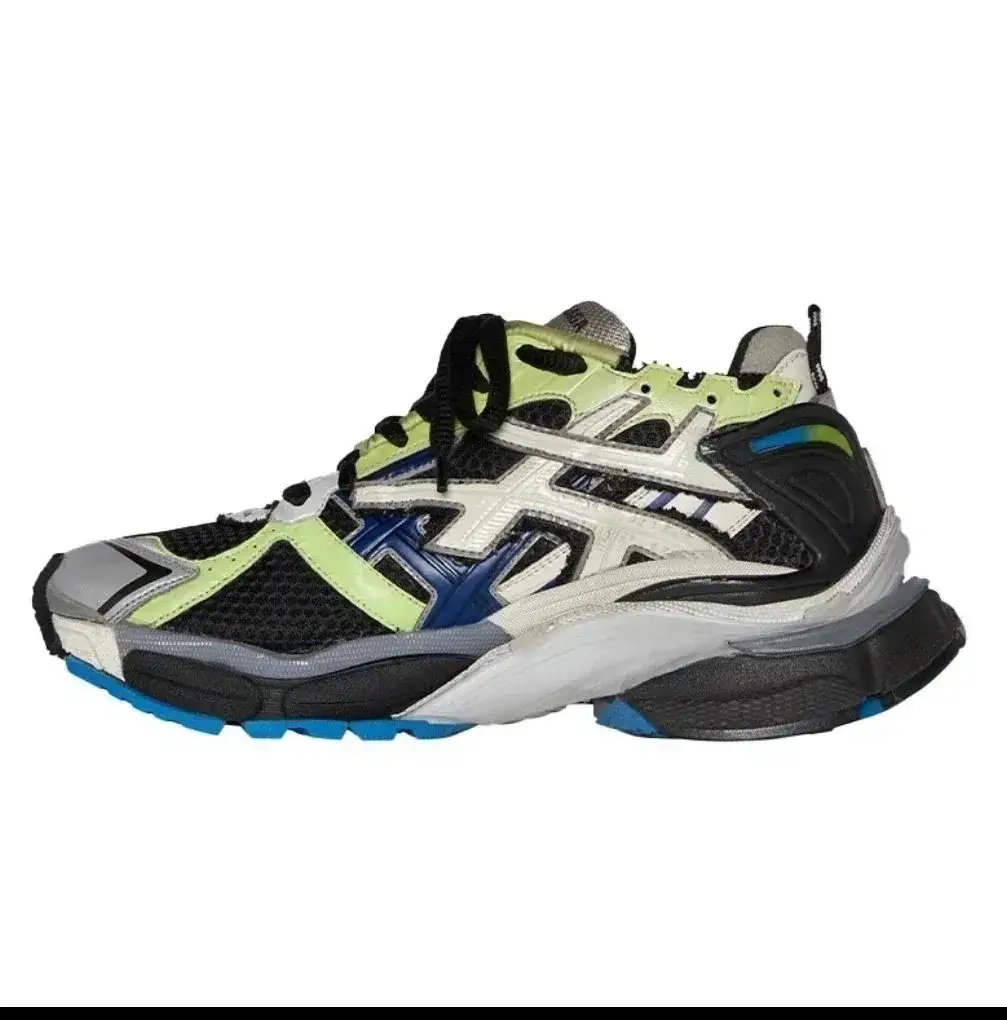 Balenciaga Runner Black Blue Fluo Yellow