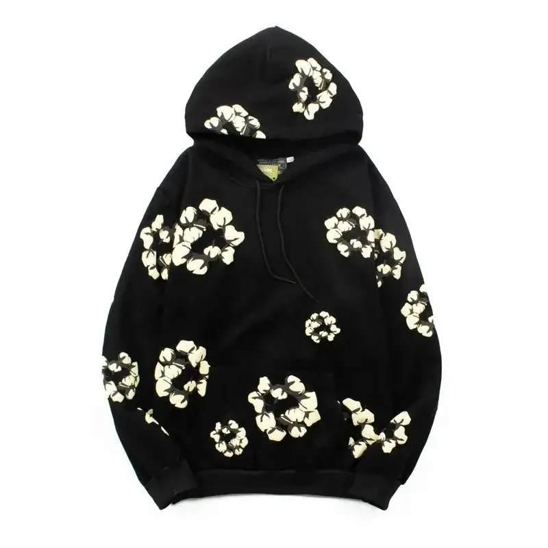 Readymade x Denim Tears Wreath Hoodie Black Off-White