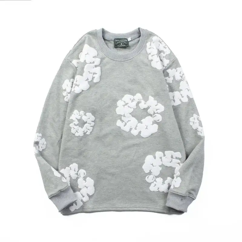 Denim Tears Cotton Wreath Sweatshirt Gray