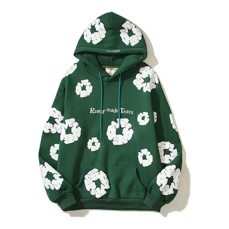 Denim Tears Cotton Wreath Hoodie Green