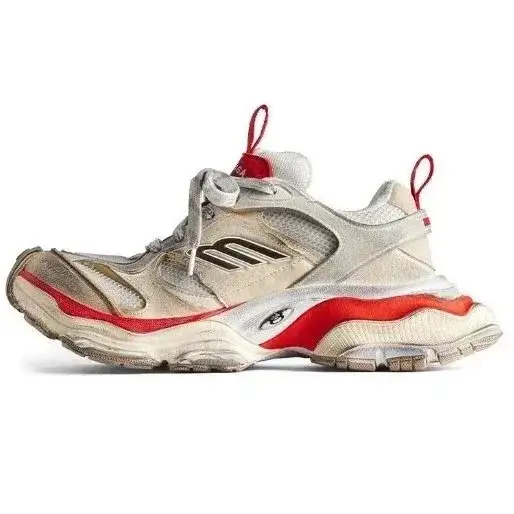 Balenciaga Cargo Sneaker Off-White Red