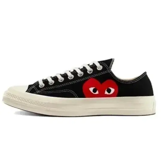 Comme des Garçons PLAY x Converse Chuck 70 Ox Black