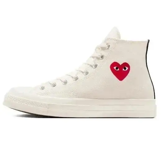 Comme des Garçons PLAY x Converse Chuck 70 Hi White Small Heart