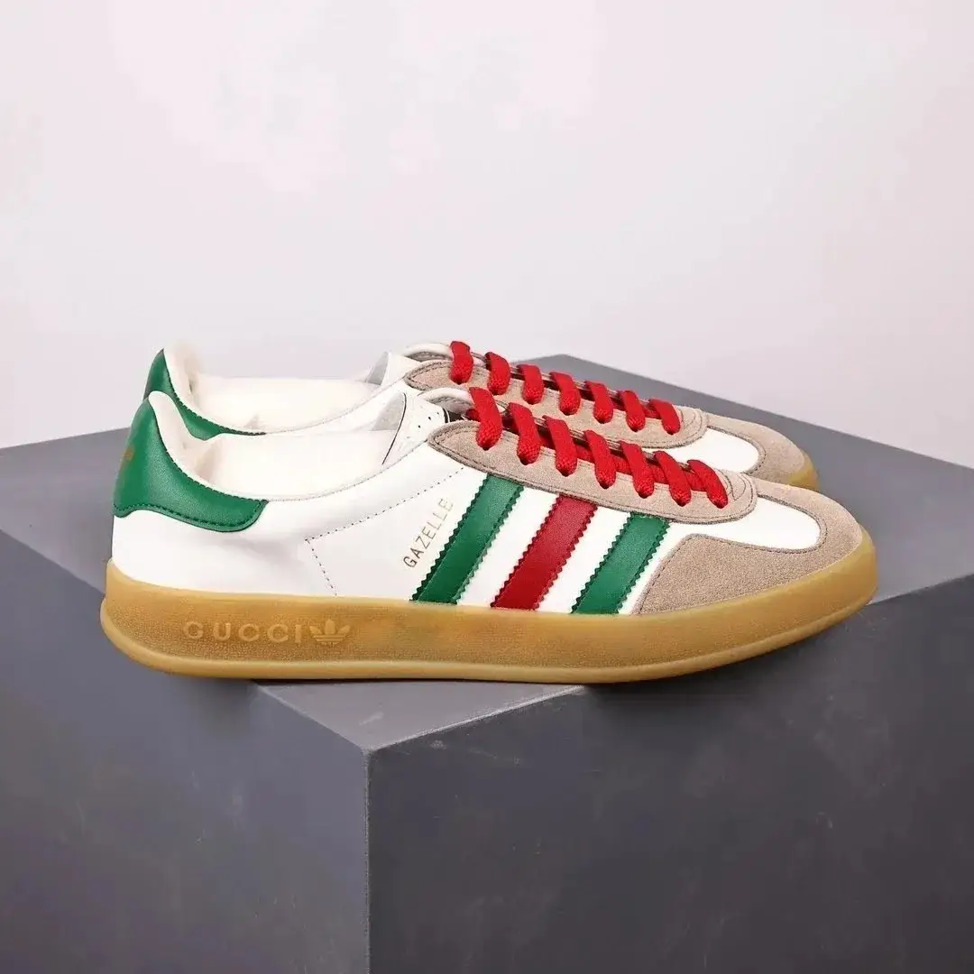 Adidas x Gucci Gazelle White Red Green