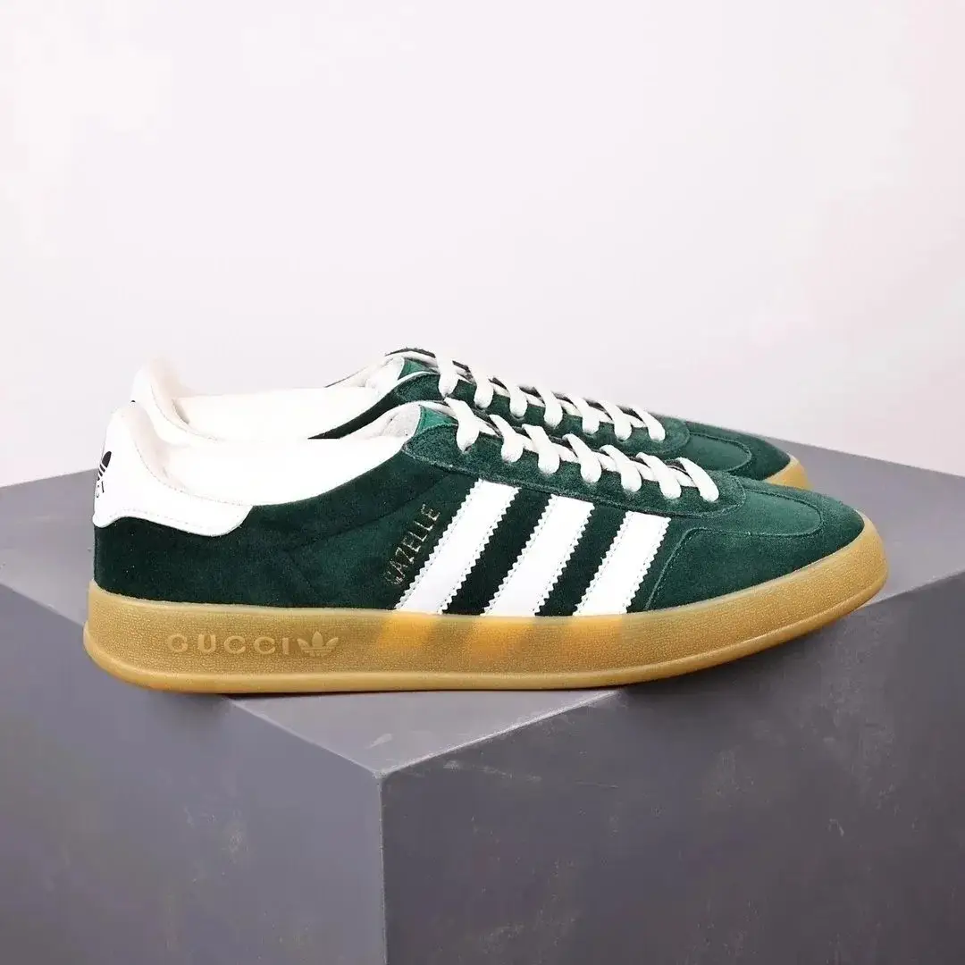 Gucci x adidas Gazelle Dark Green White