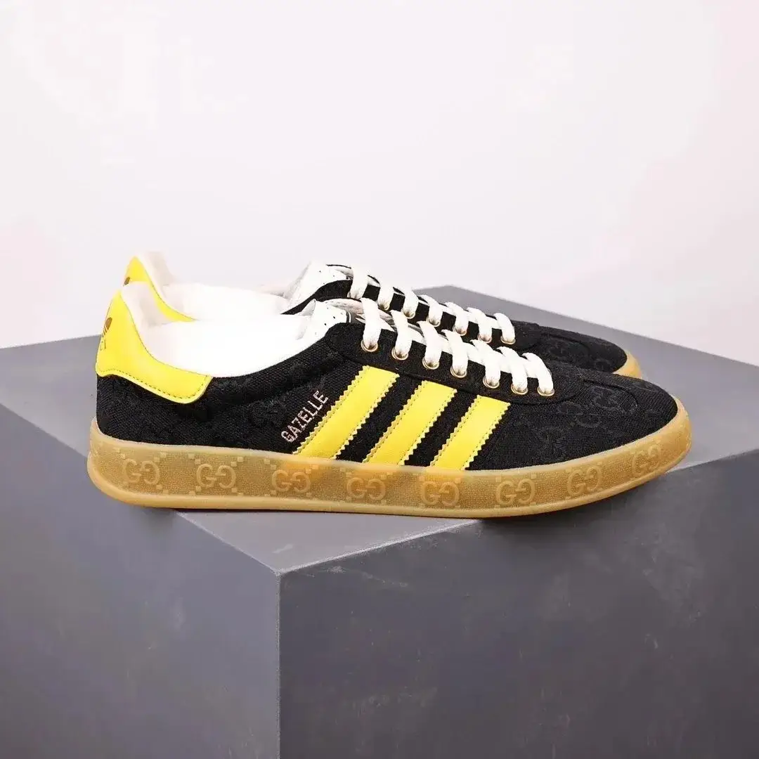 Gucci x adidas Gazelle GG Monogram Black Yellow