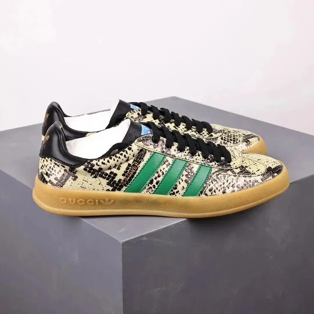 Gucci x adidas Gazelle Rice Snake