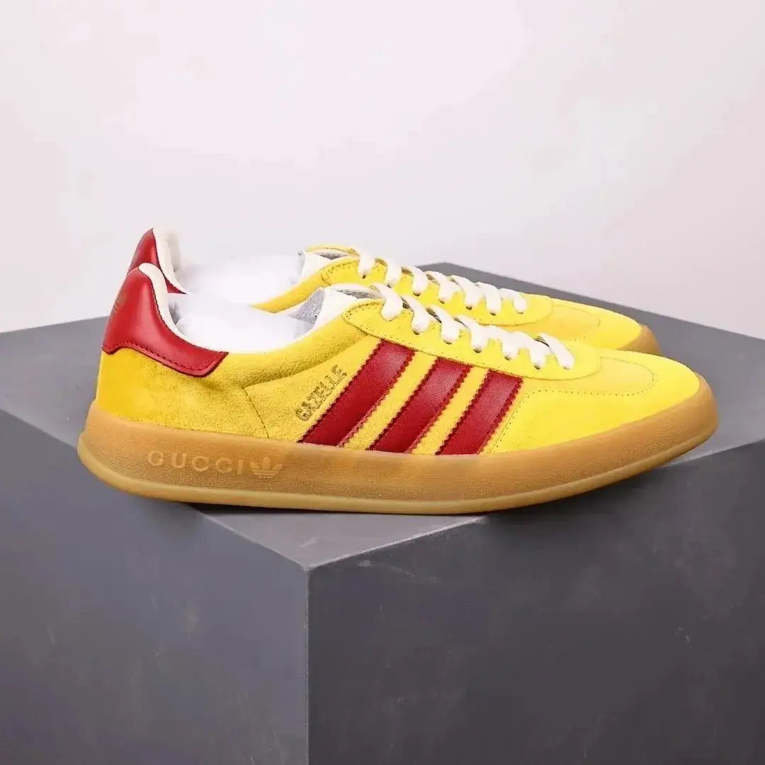 Adidas x Gucci Gazelle Yellow Red
