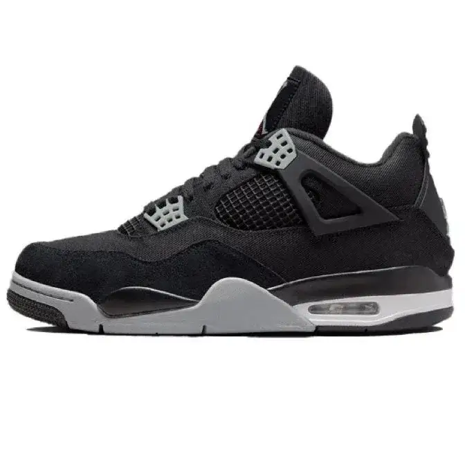 Air Jordan 4 Retro Canvas Black