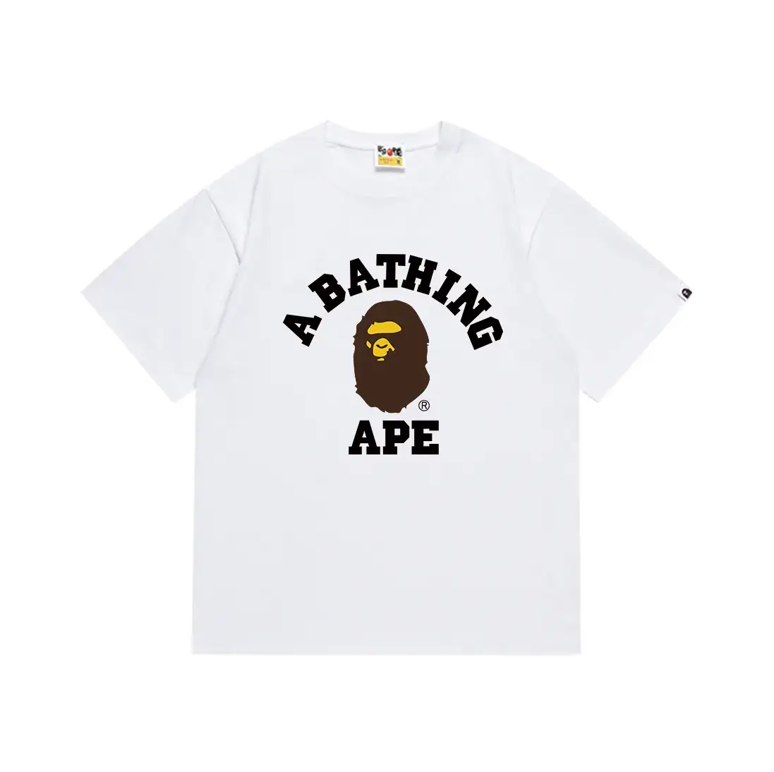 A Bathing Ape College T-Shirt White