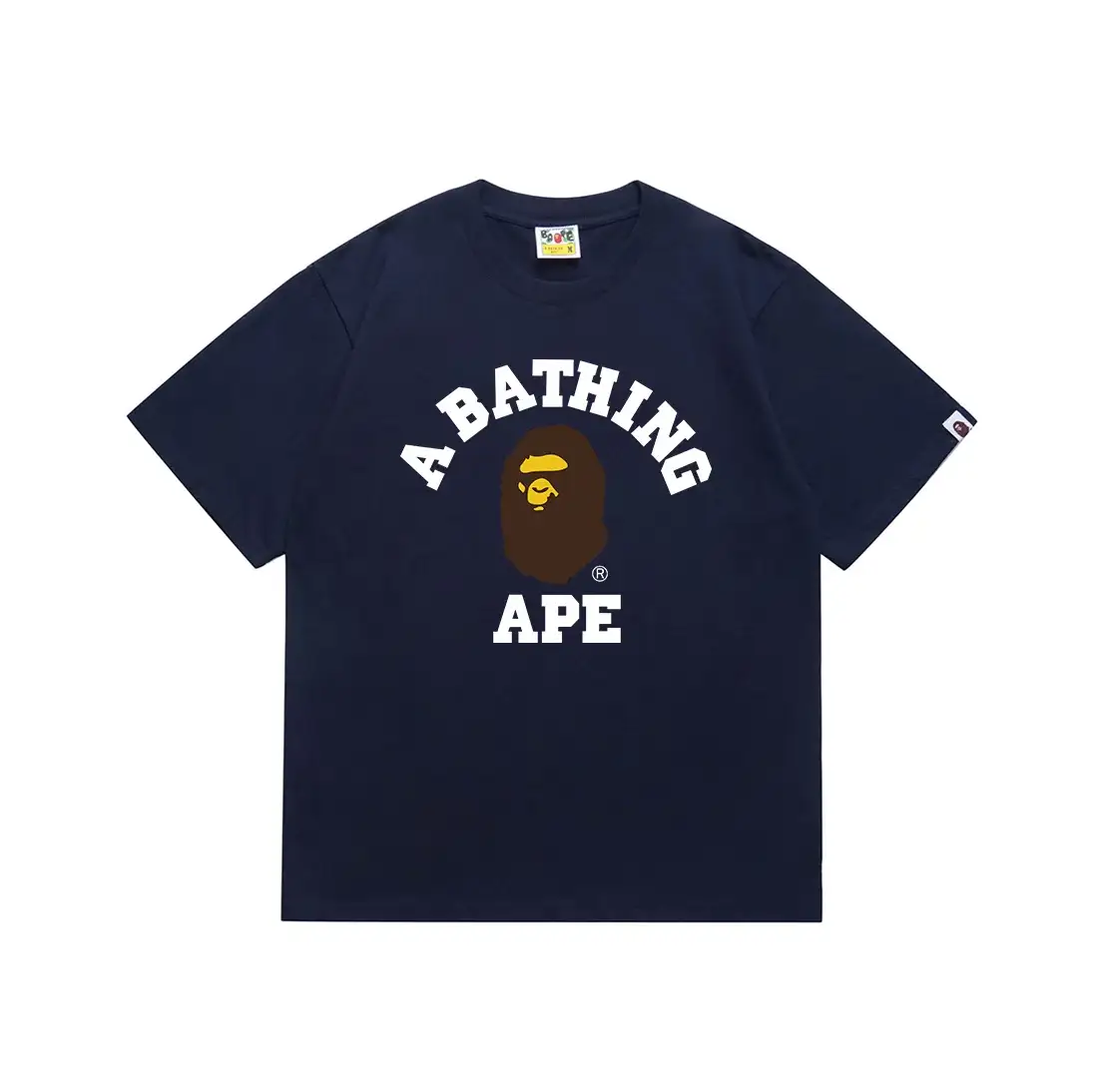 A Bathing Ape College T-Shirt Dark Blue