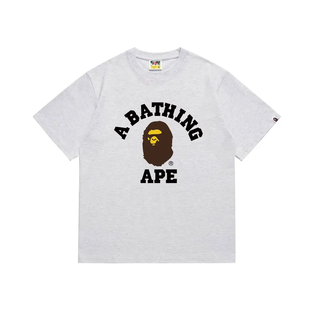 A Bathing Ape College T-Shirt Heather Gray