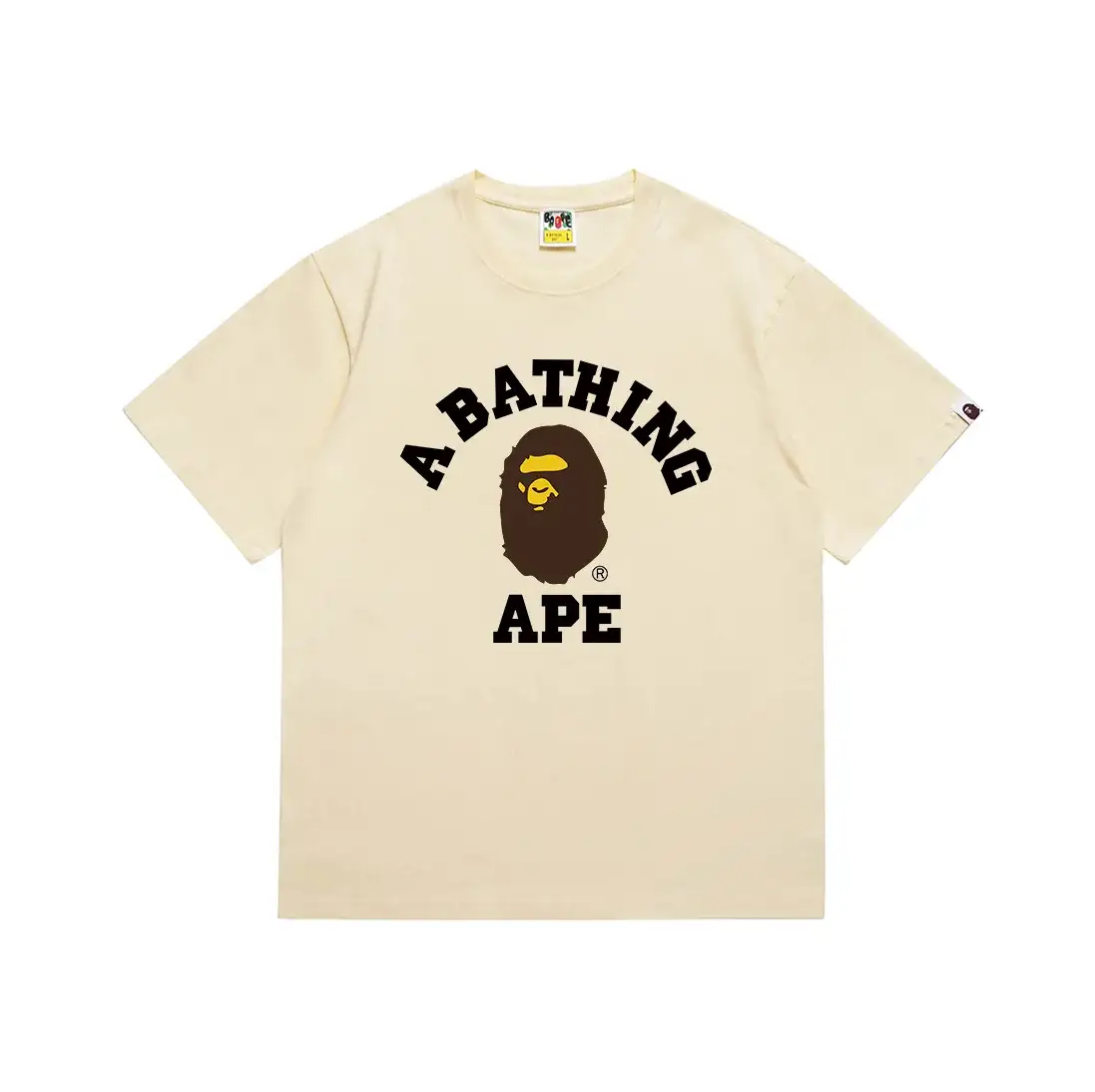 A Bathing Ape College Tee Apricot