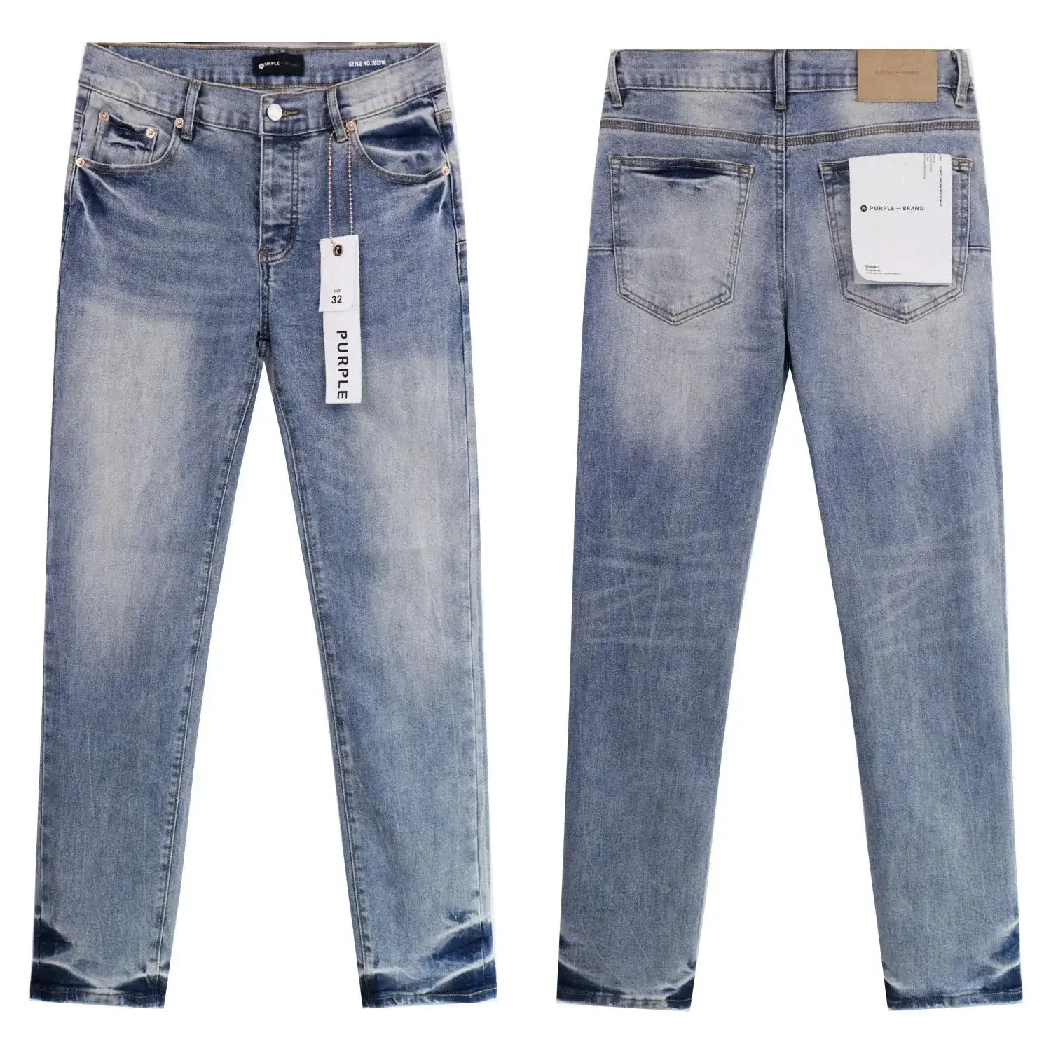 Purple Brand Vintage Blue Wash Jeans