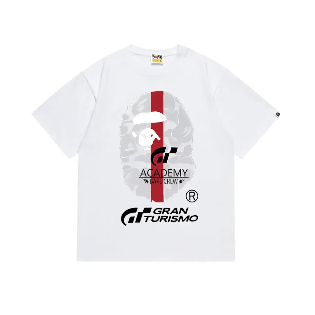 A Bathing Ape x Gran Turismo Academy T-Shirt White