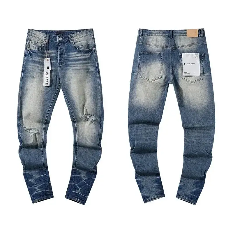 Purple Brand Faded Wash Jeans Blue