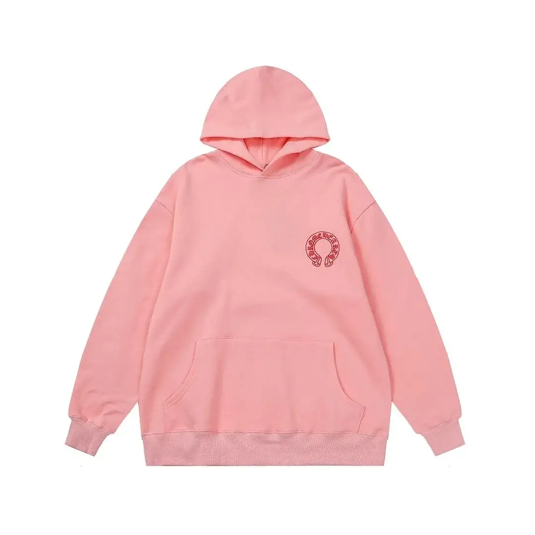Chrome Hearts Horseshoe Pink Hoodie