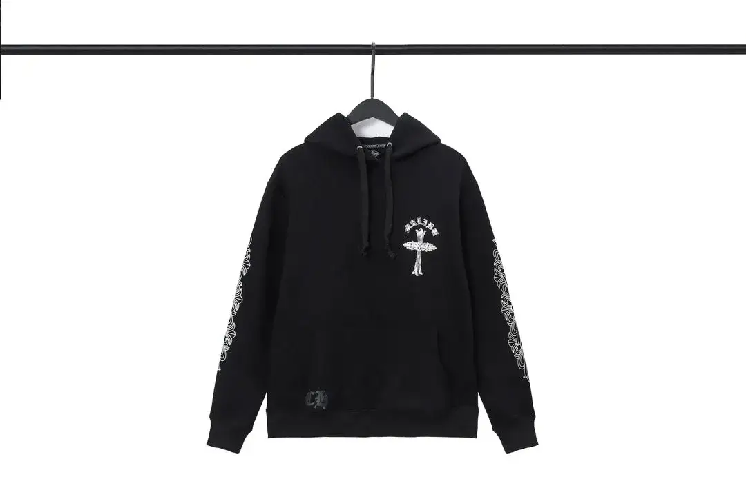 Chrome Hearts Malibu Cross Black Hoodie